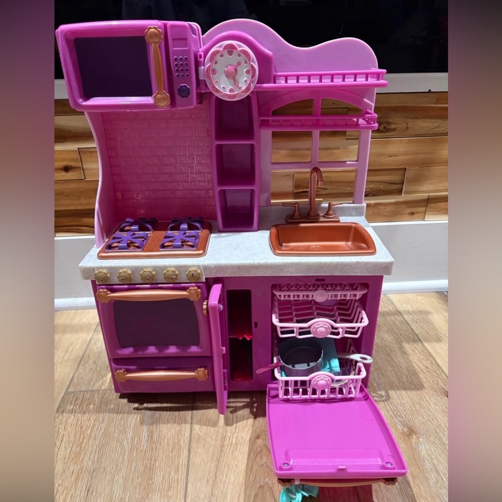 Our Generation Pink Toy Kitchen Set